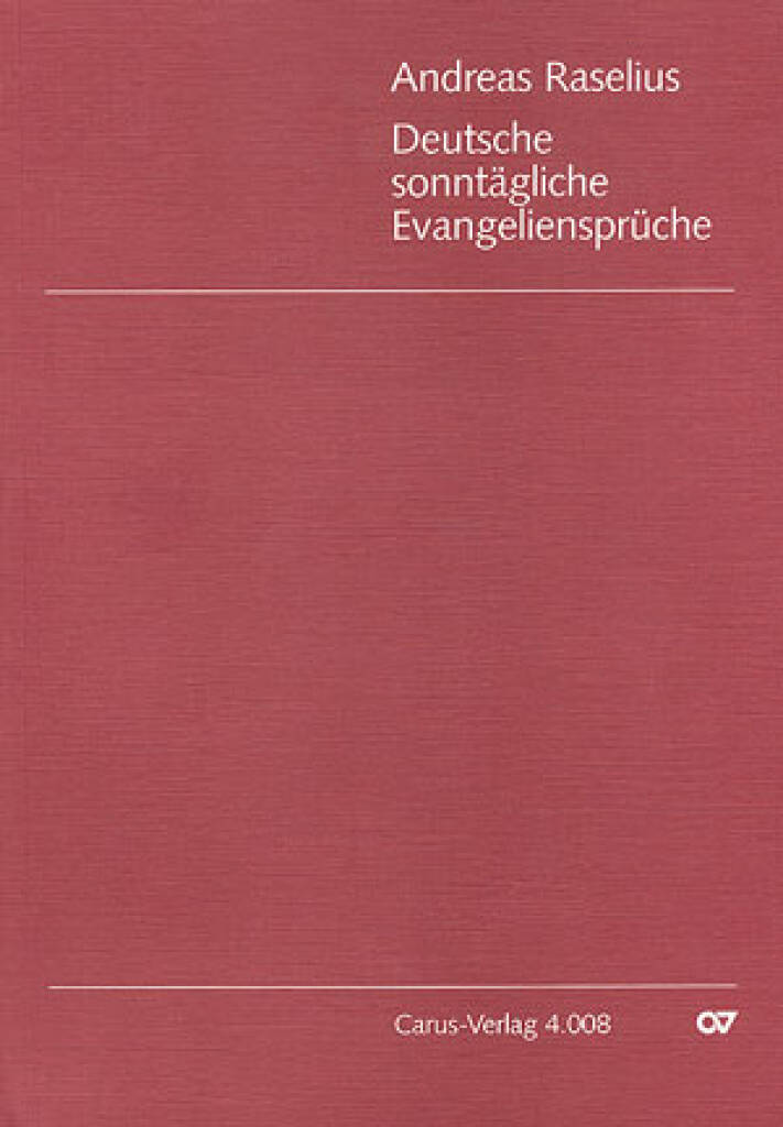 Deutsche sonntägliche Evangeliensprüche [1594]