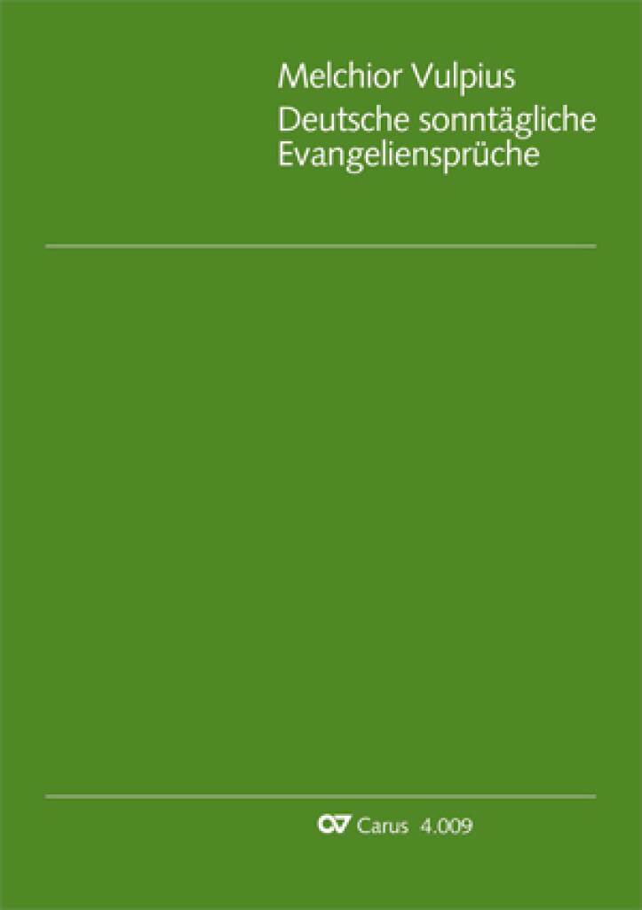 Vulpius: Deutsche sonntägliche Evangeliensprüche