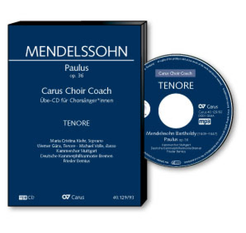 Paulus. Carus Choir Coach. Tenor : Oratorio MWV A 14