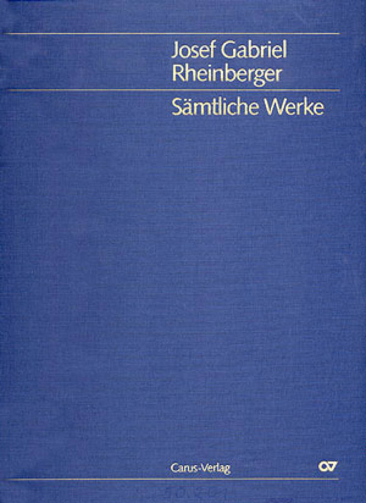 Rheinberger: Messen [Gesamtausgabe, Bd. 1]