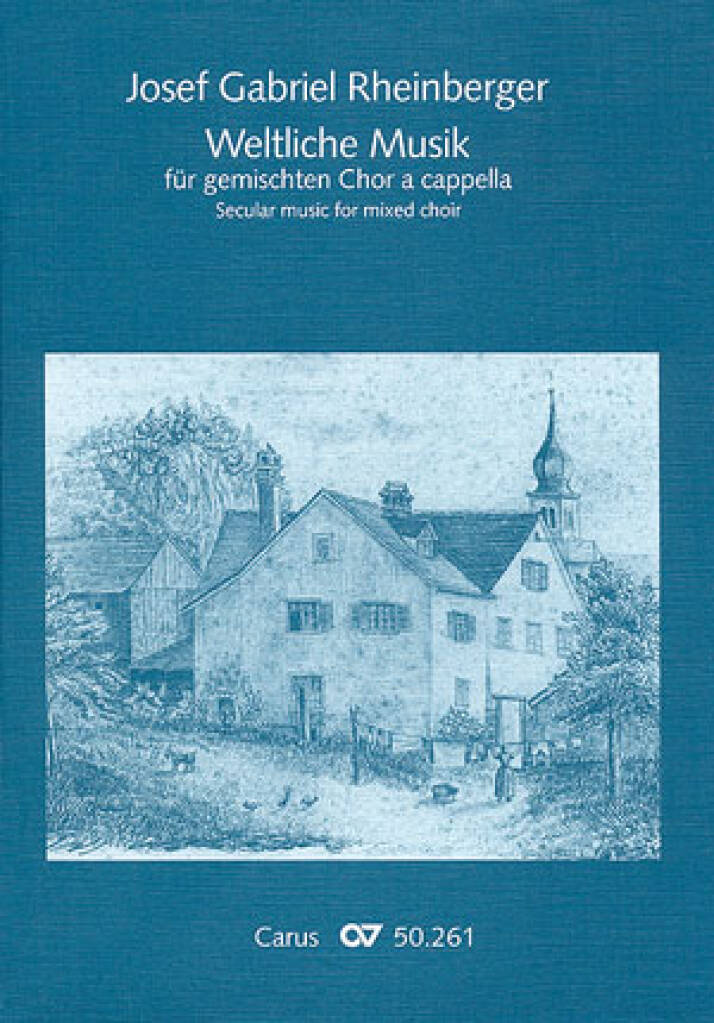 Weltliche Musik für gemischten Chor a cappella
