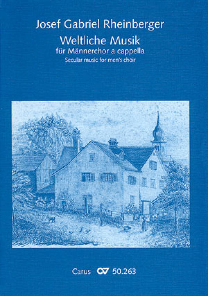 Weltliche Musik für Männerchor a cappella