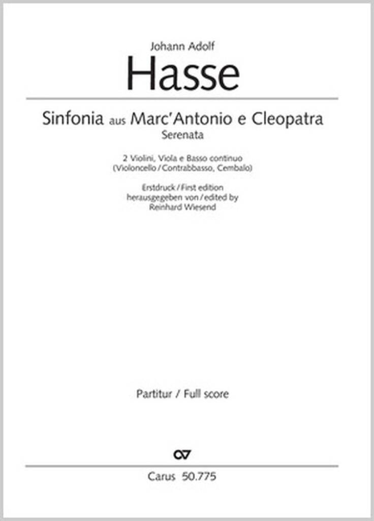 Sinfonia : Aus Marc' Antonio e Cleopatra