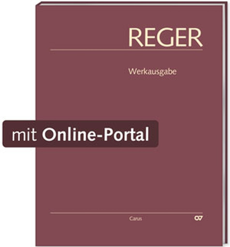 Reger-Werkausgabe, Vol. II/3 : Songs III (1901?1903)