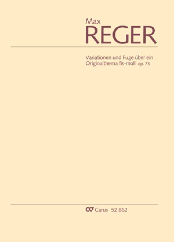 Variations and Fugue Fis-Moll