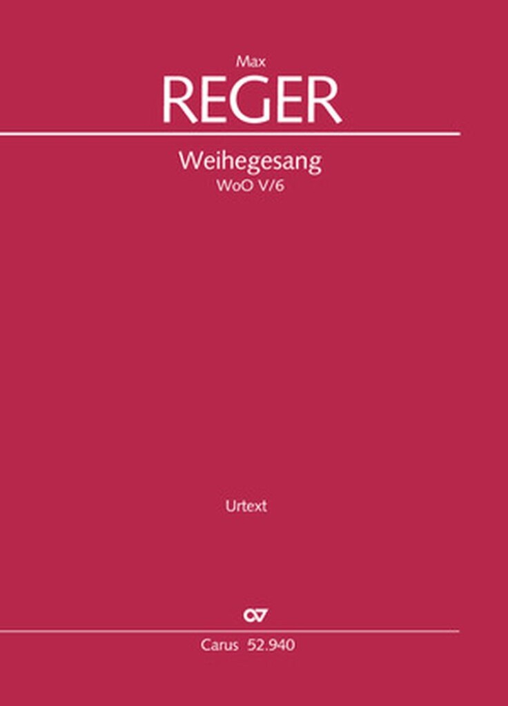 Weihegesang - WoO V/6