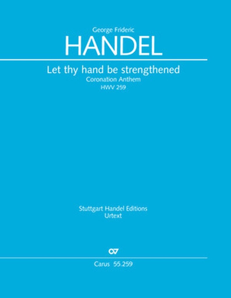 Coronation Anthems I-IV : HWV 258-261