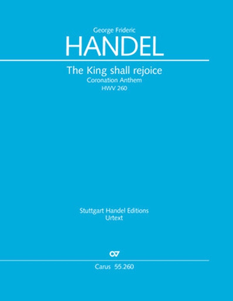 Coronation Anthems I-IV : HWV 258-261