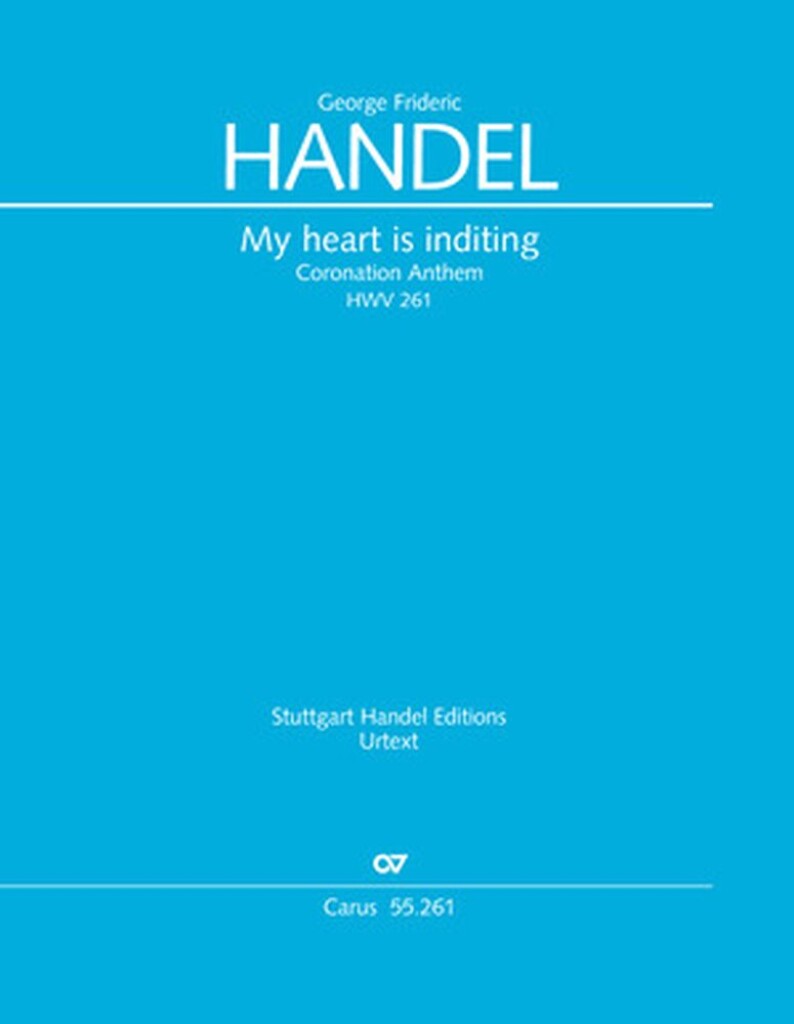 Coronation Anthems I-IV : HWV 258-261