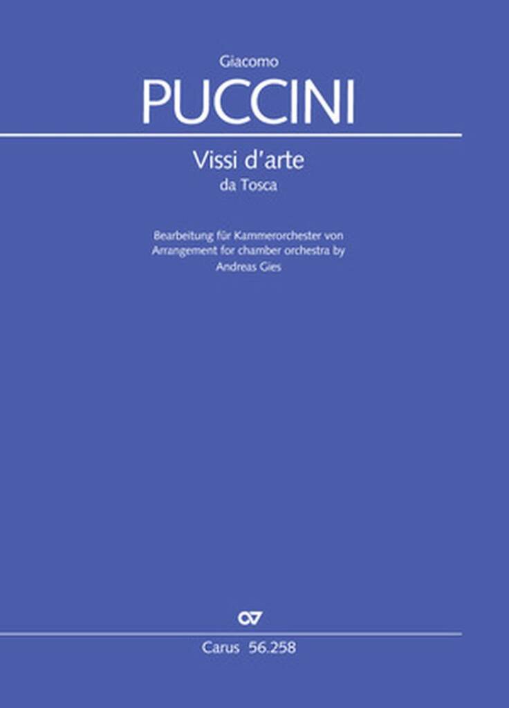 Vissi d'Arte : Romanza of Tosca from Tosca
