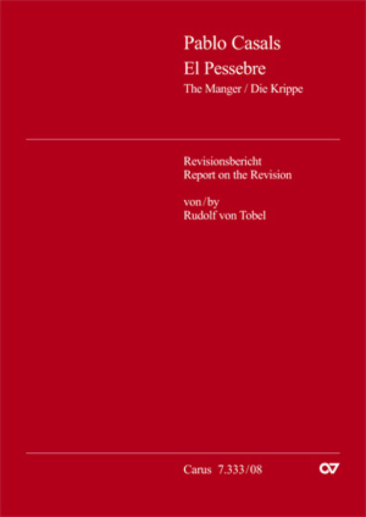 El Pessebre [Die Krippe] : Oratorium