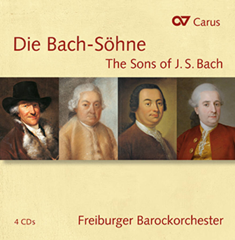 Die Bach-Söhne [Box mit 4 CDs]