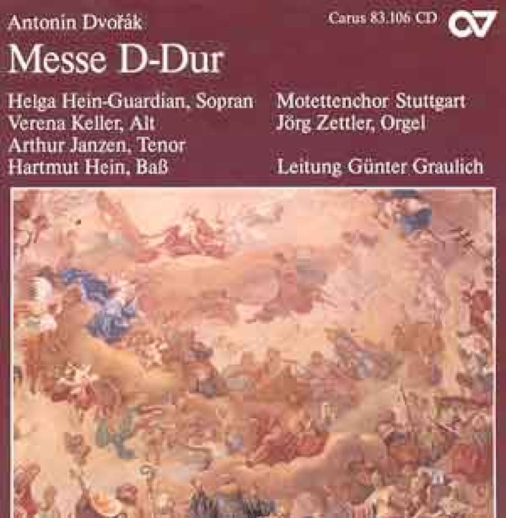 Dvorak: Messe in D. Orgelfassung : Orchesterfassung
