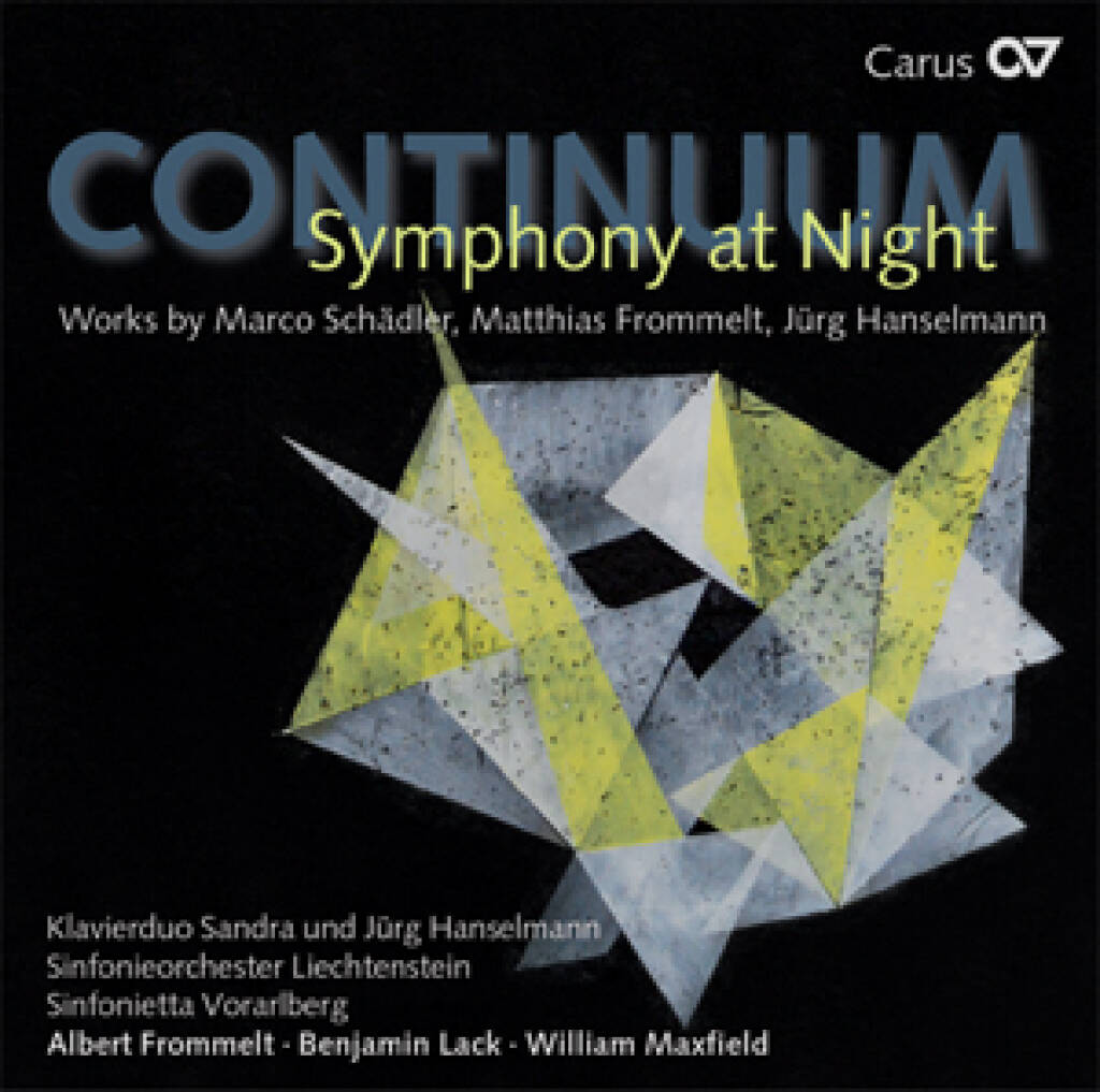 Continuum - Symphony at Night : Works by Marco Schädler, Matthias Frommelt, Jürg Hanselmann