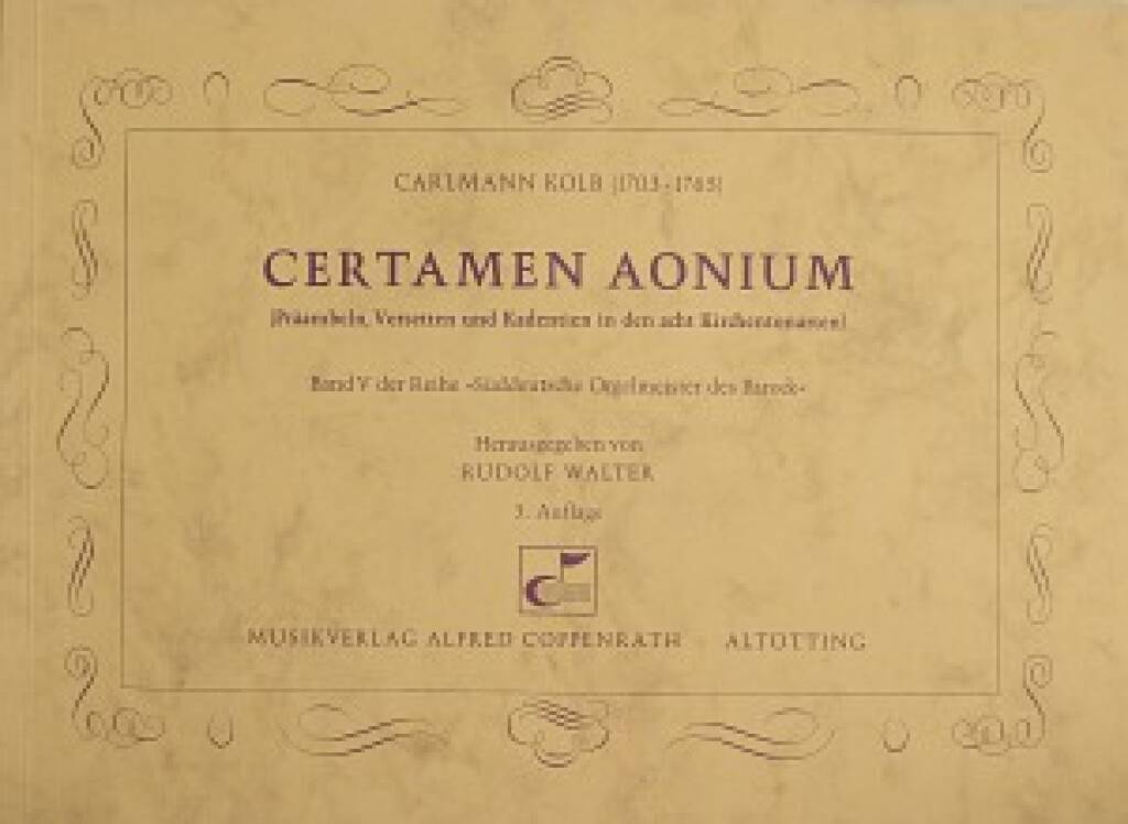 Kolb: Certamen aonium