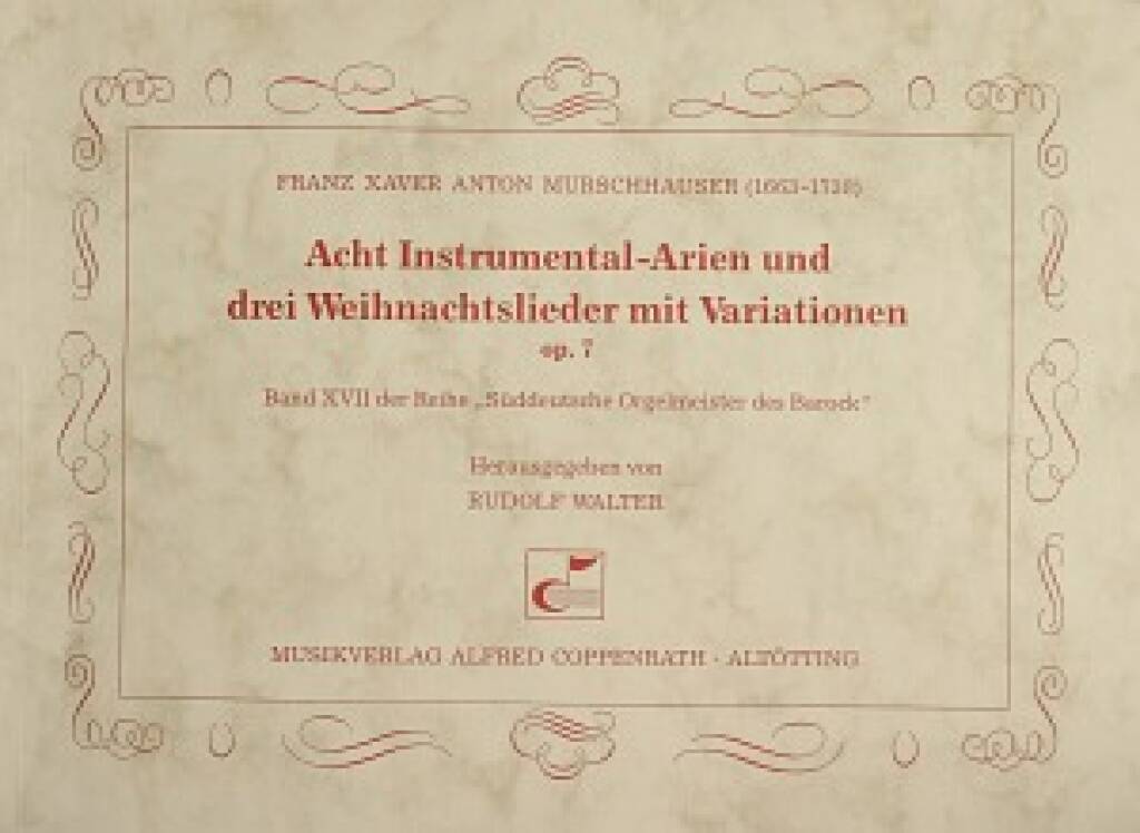 8 Instrumental-Arien und 3 Weihnachtslieder : mit Variationen