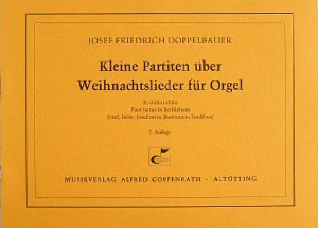 Doppelbauer: Kleine Partiten über Weihnachtslieder