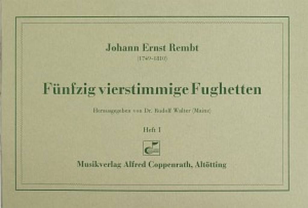 Fünfzig vierstimmige Fughetten I