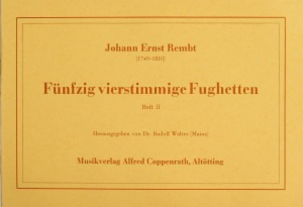 Fünfzig vierstimmige Fughetten II