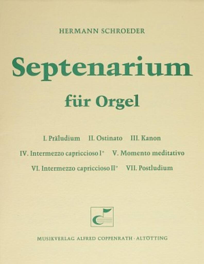 Schroeder, Septenarium für Orgel