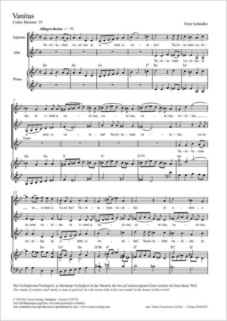 Vanitas : from: Perpetuum mobile - Songs from the Codex Buranus