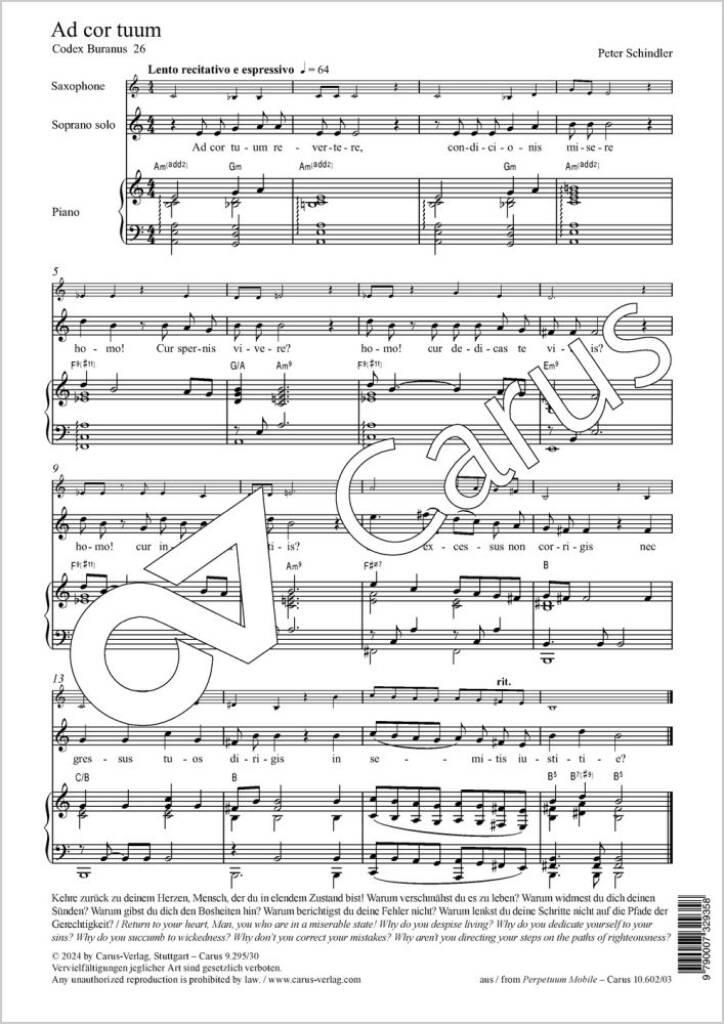 Ad cor tuum : from: Perpetuum mobile - Songs from the Codex Buranus