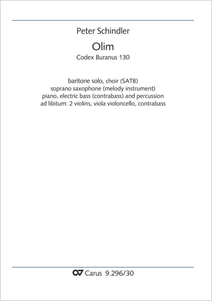 Olim - G major : from: Perpetuum mobile - Songs from the Codex Buranus