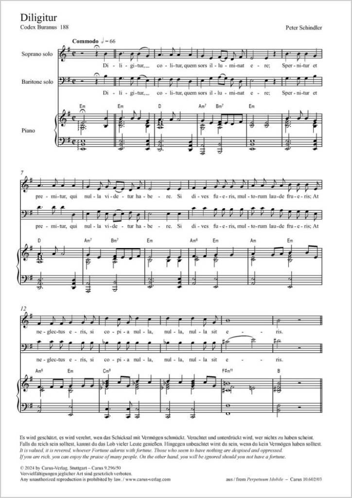 Diligitur : from: Perpetuum mobile - Songs from the Codex Buranus