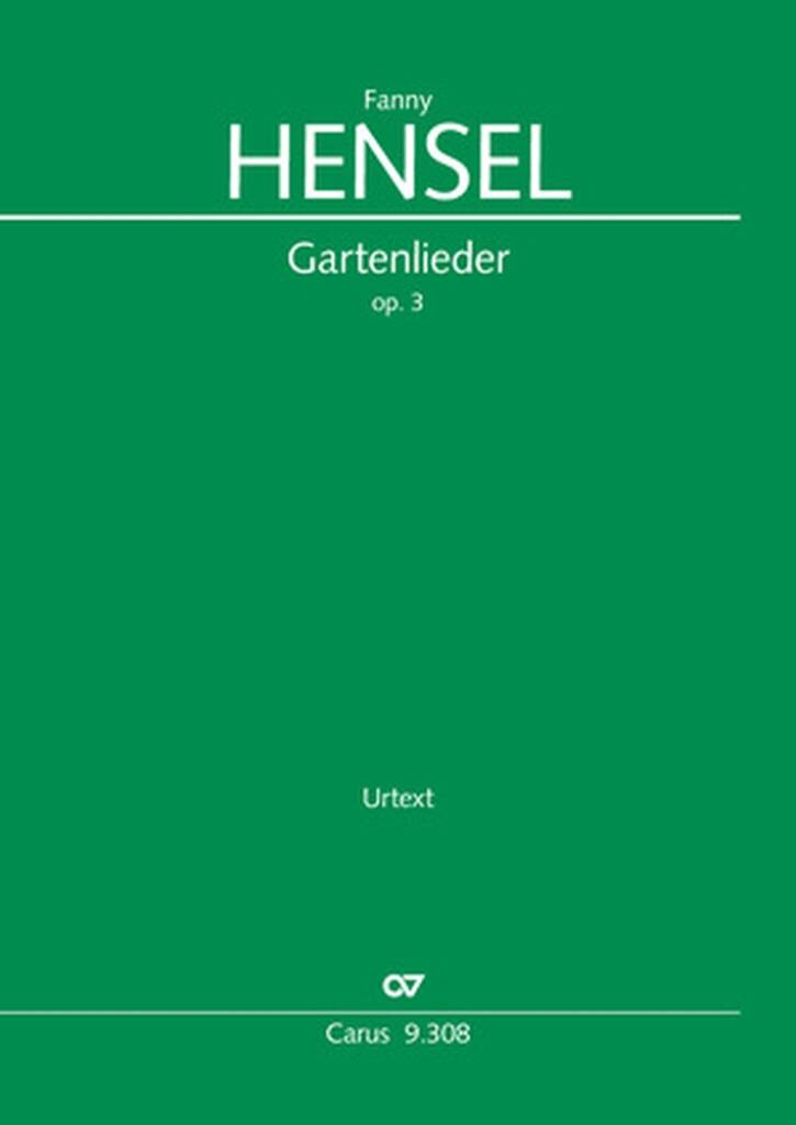 Gartenlieder : Six Songs Op. 3