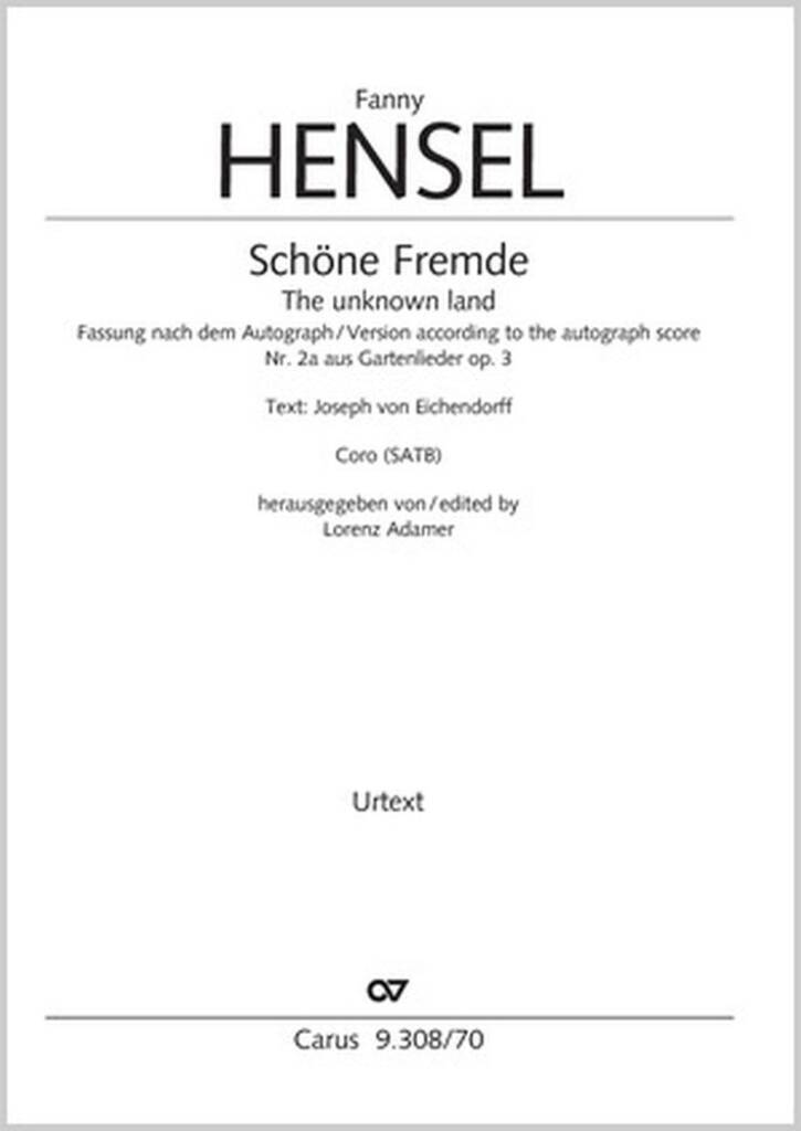 Schöne Fremde : Early version