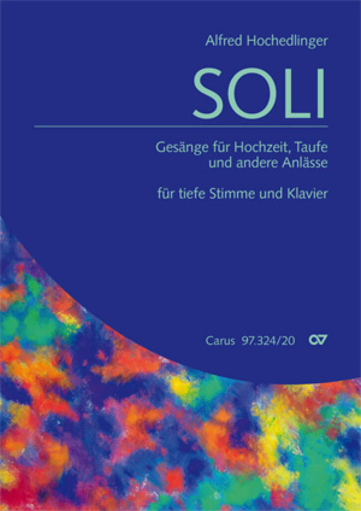 Sologesänge für Hochzeit, Taufe und andere Anlässe : Ausgabe für tiefe Stimme und Klavier