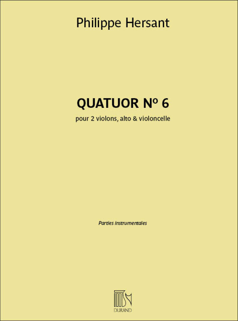 Quatuor N° 6 : pour 2 violons, alto & violoncelle