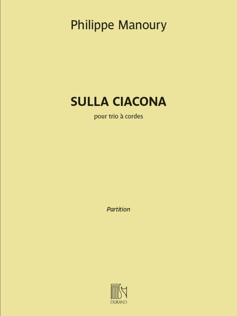 Sulla Ciacona : pour trio à cordes