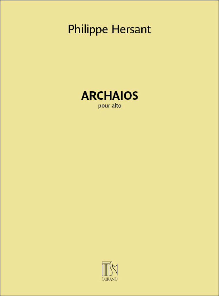 Archaios : pour alto