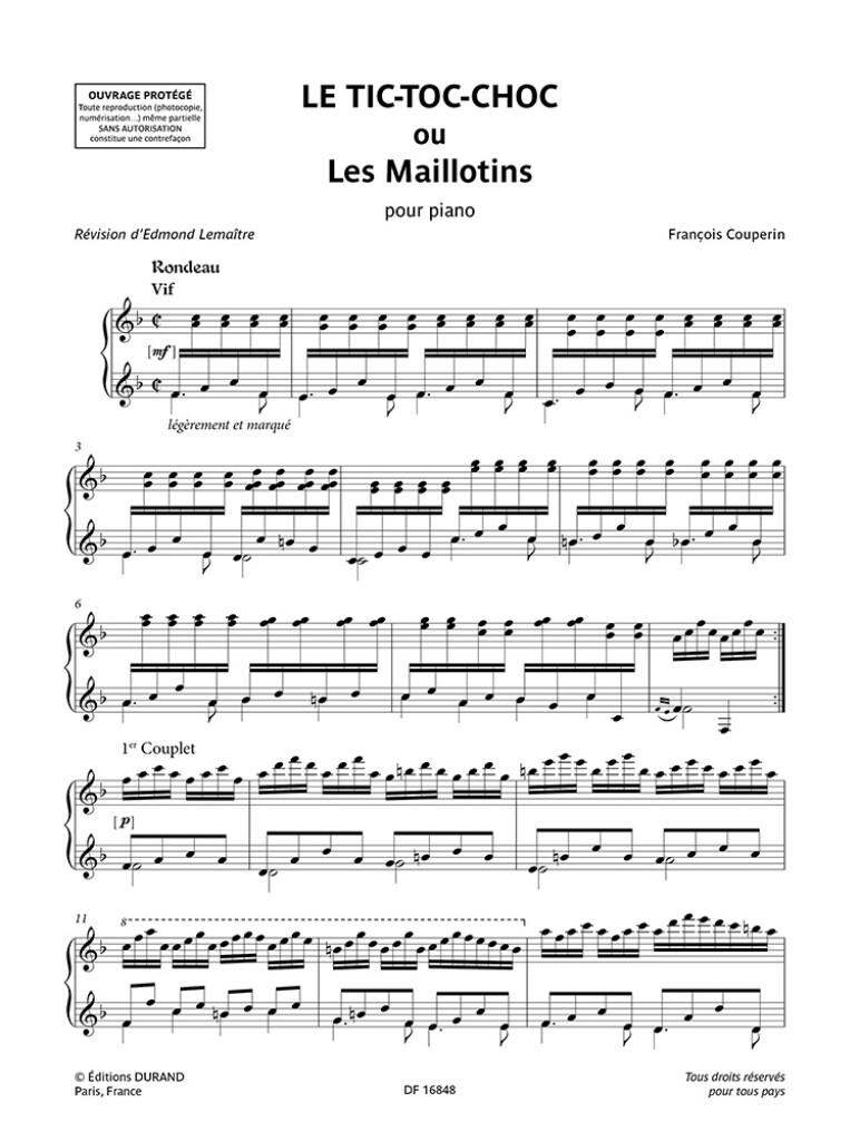 Tic-Toc-Choc ou Les Maillotins : pour piano
