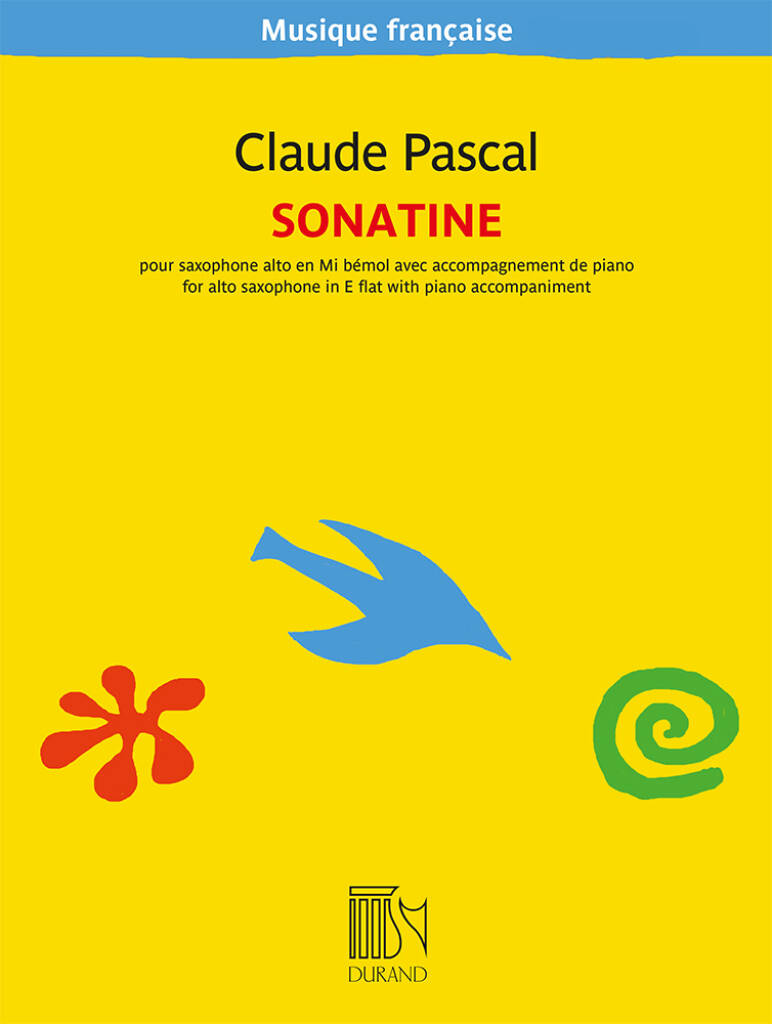 Sonatine : pour saxophone alto en Mi bémol avec accompagnament de piano