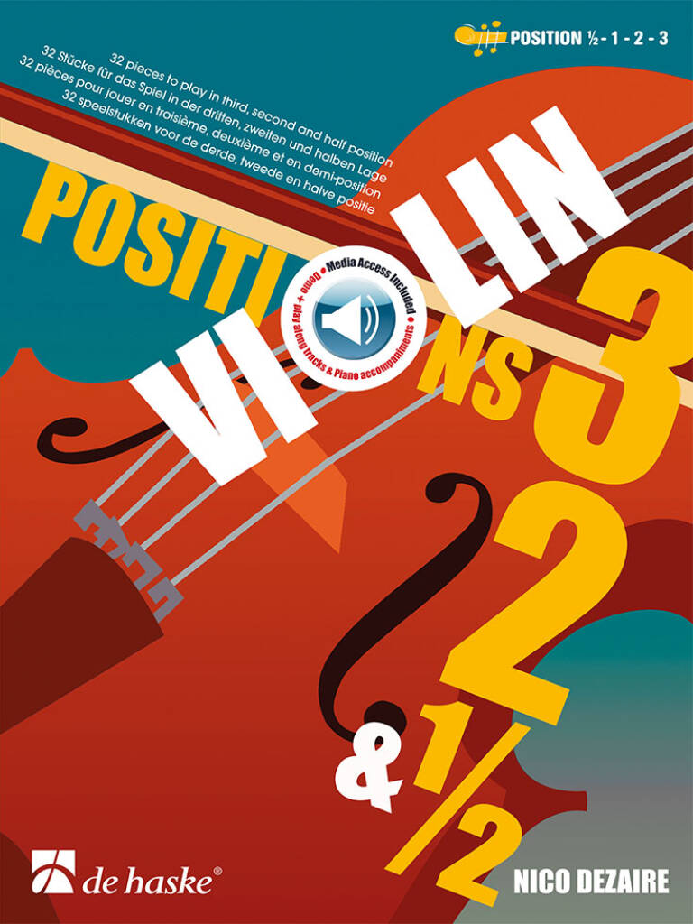 Violin positions 3, 2, og 1/2