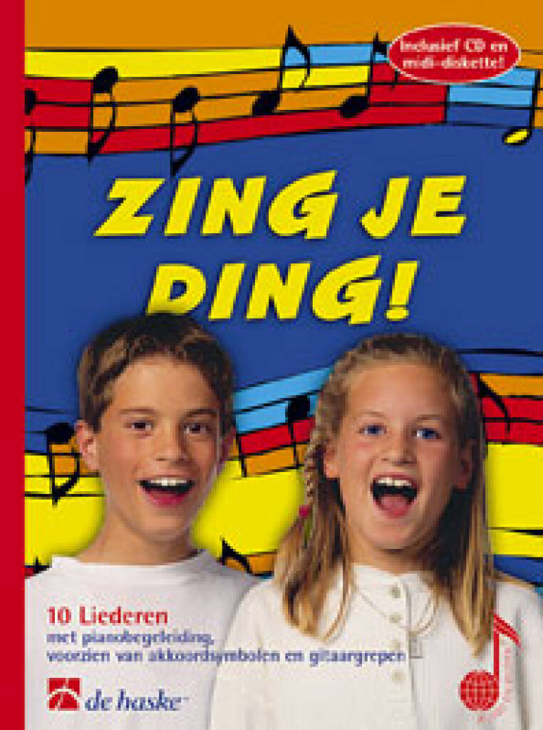 Zing je ding! (docentenpakket) : 10 liederen, met pianobegeleiding, voorzien van ak
