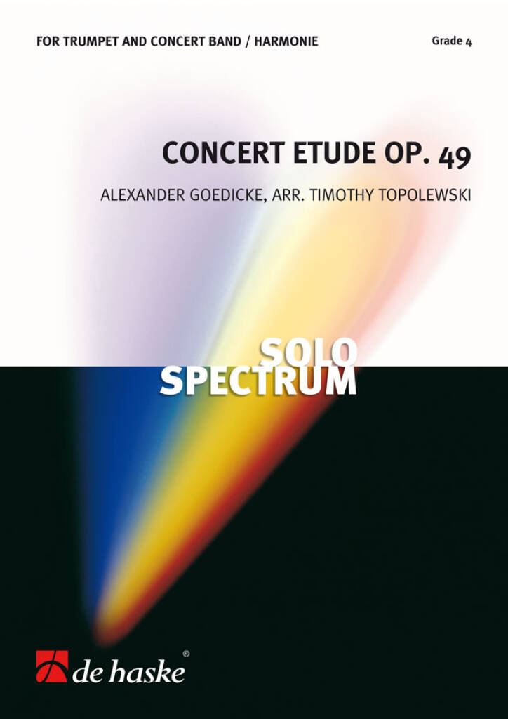 Concert Etude opus 49 : for trumpet and band