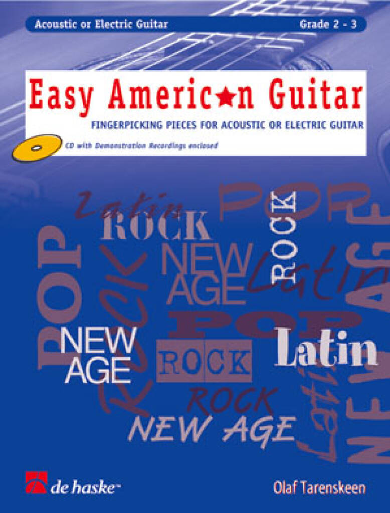 Easy American Guitar : Fingerpicking Stücke für Akustische oder Elektrisc