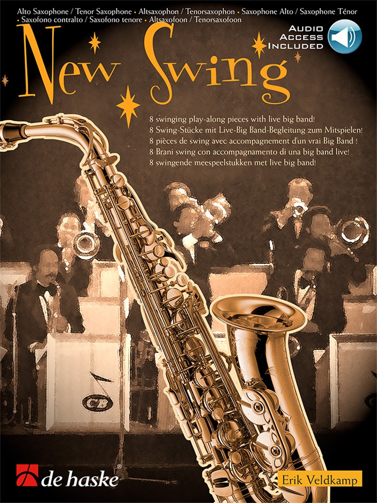 New Swing : 8 swinging play-along pieces with live band!