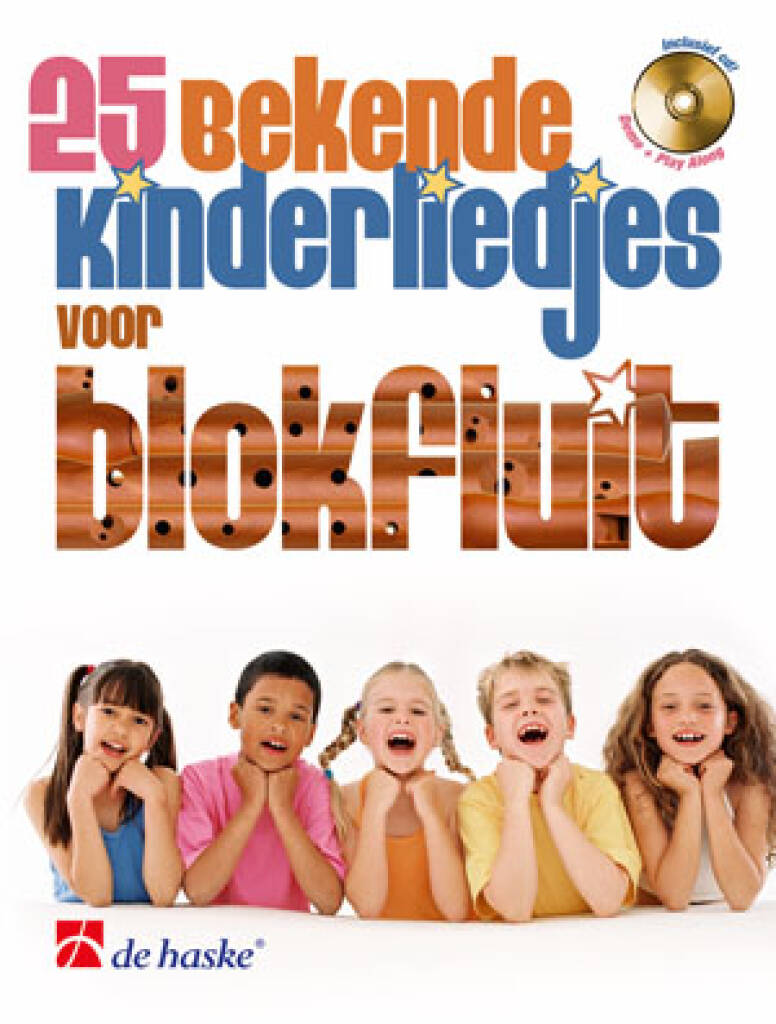 25 bekende kinderliedjes voor blokfluit