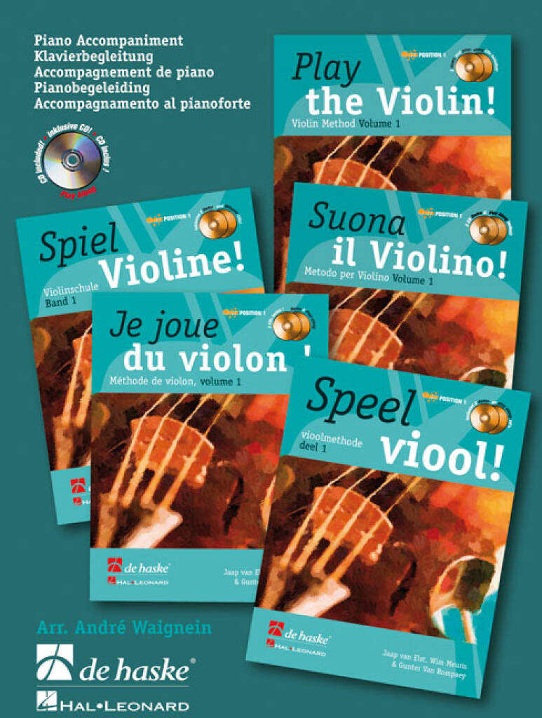 Play the Violin! Piano Accompaniment vol. 1 : All languages
