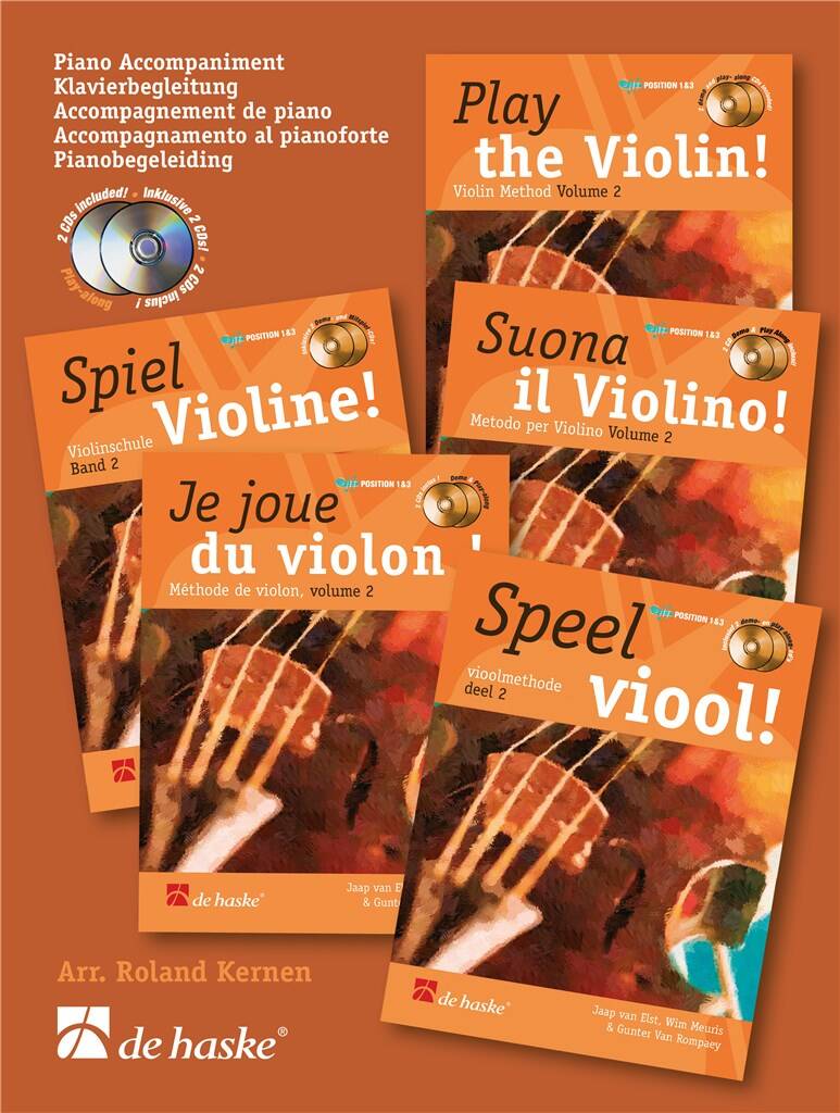 Play the Violin! Piano Accompaniment vol. 2 : All languages