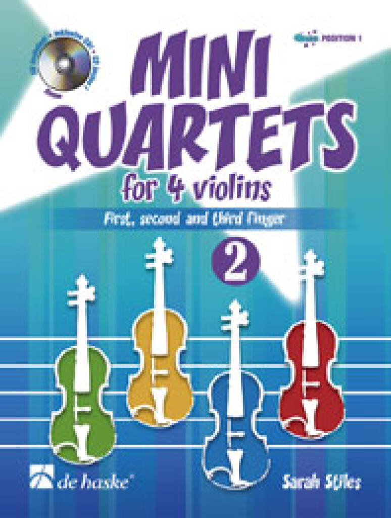 Mini Quartets 2 for 4 violins : First, second and third finger