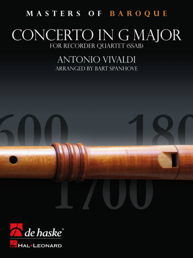 Concerto in G Major : for Recorder Quartet (SSAB)