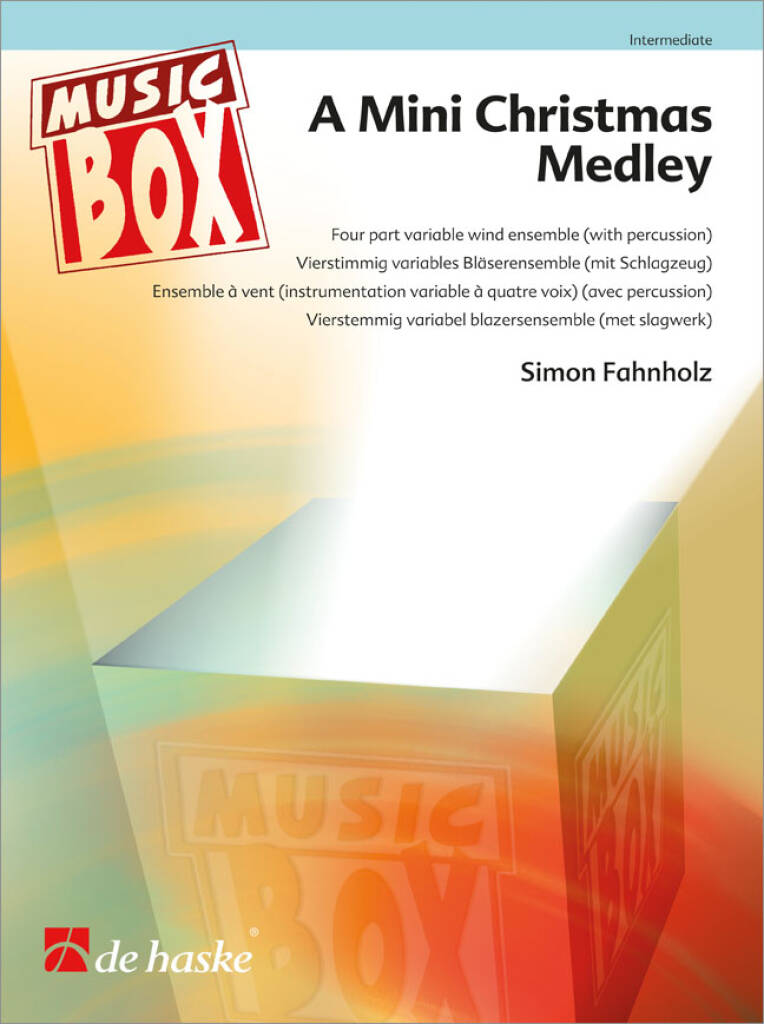 A Mini Christmas Medley : Four part variable wind ensemble (with percussion)