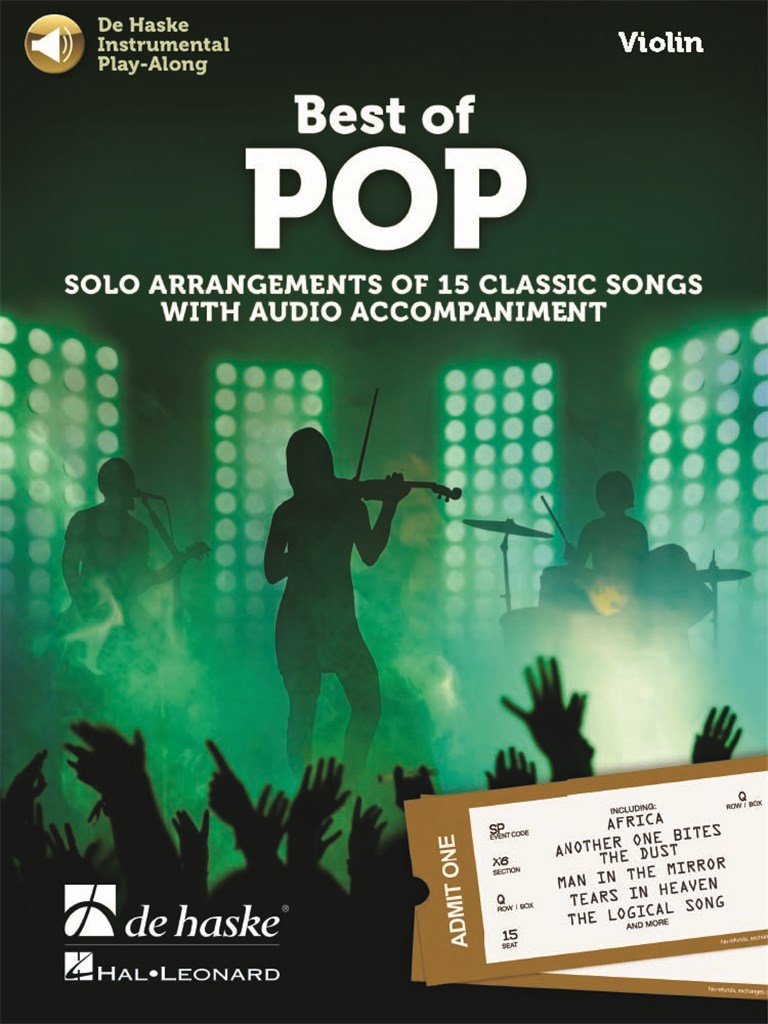 Best of Pop - Violin : Solo Arrangements of 15 Classic Songs with Audio Accompaniment