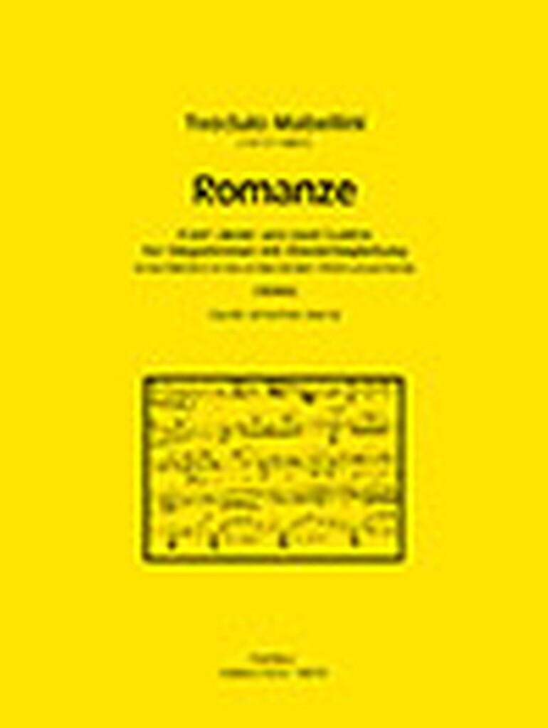 Romanze : Fünf Lieder und zwei Duette für Singstimmen und Klavier