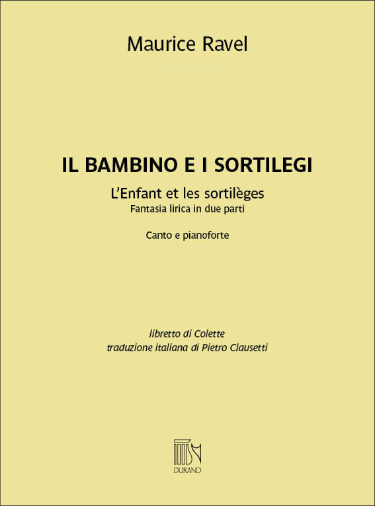Il bambino e i sortilegi : L'Enfant et les sortilèges